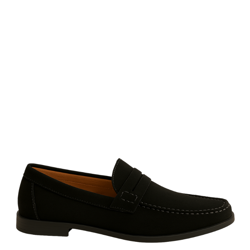 Italian Suede Penny Loafer for Mens