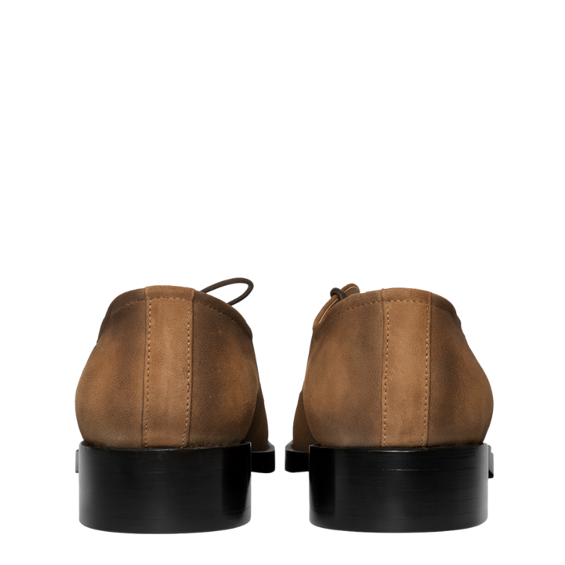 Mens Suede Leather Lace Up Derby Shoe