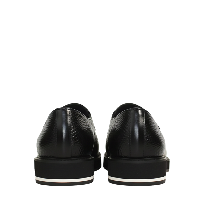 Italian Leather Dark Brown Sneaker with Stylish Hybrid Sole
