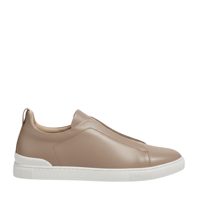 Luxury Edition Triple Stitch Leather Sneaker for Men's