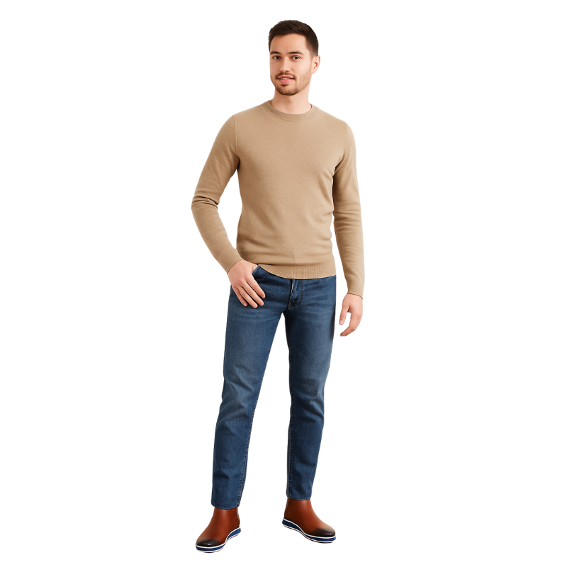 Premium Shiny Leather Chelsea Boots With Hybrid Sole