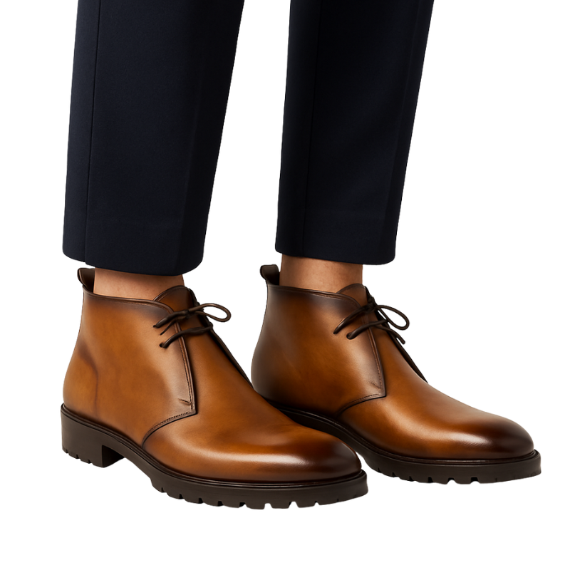 Luxury Stylish Leather Chukkas Boot