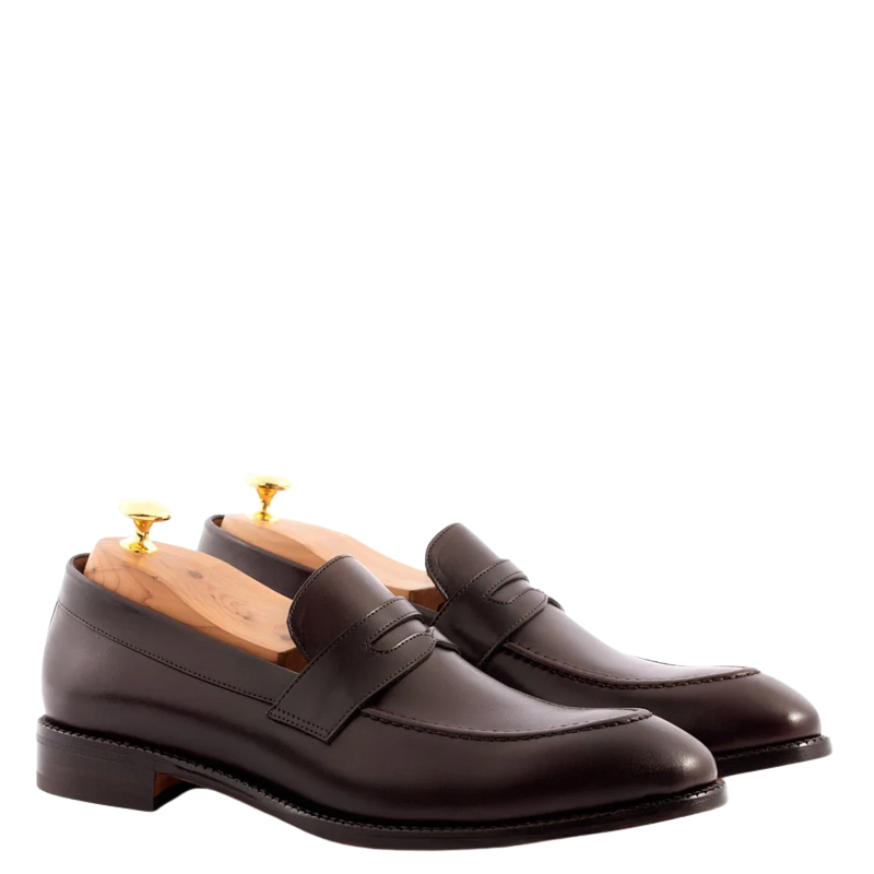 Men s Slip On Shoe with Stacked Heel