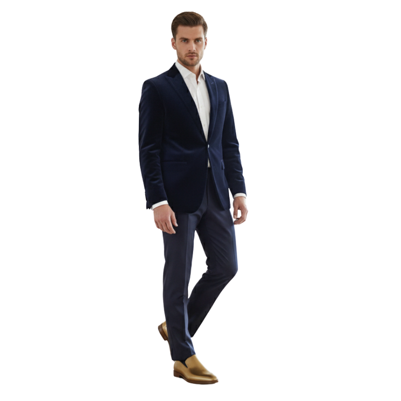 Royal Gold Luxe Slip-On Loafers