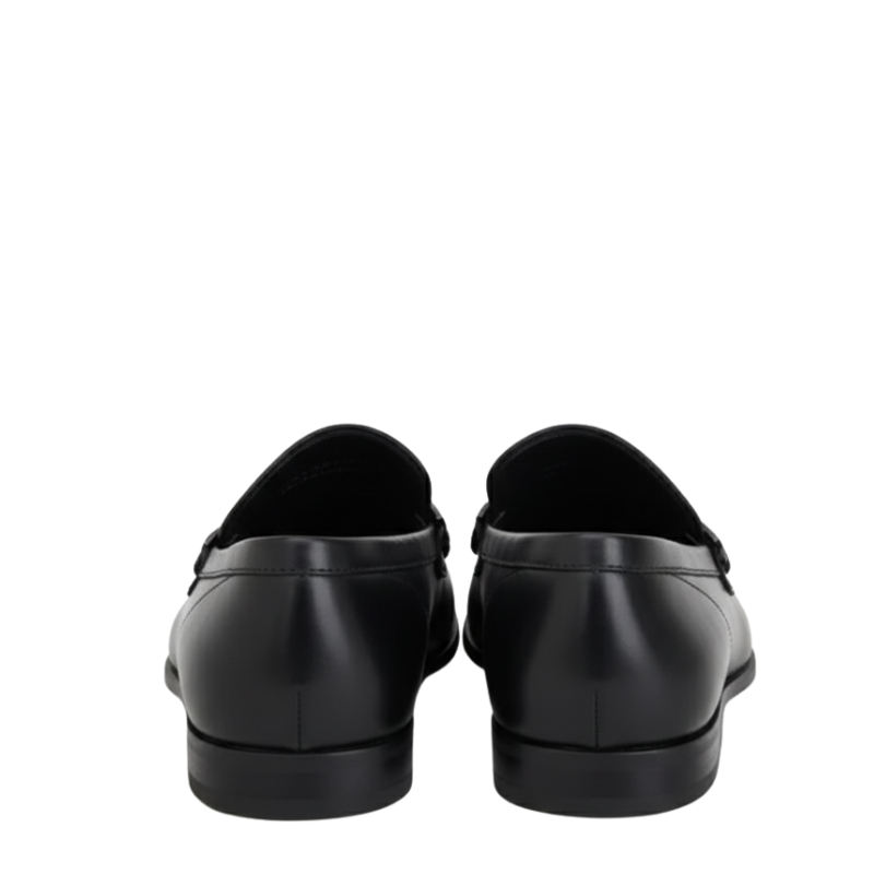 Imperial Noir Horsebit Leather Loafers