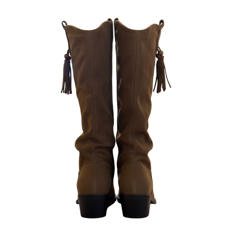 Aurora Tassel Drift Knee High Boots