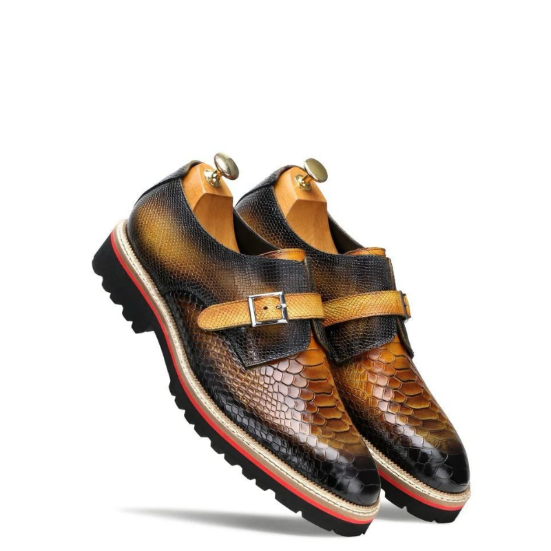 Italian Premium Leather Monk Shoe for Men