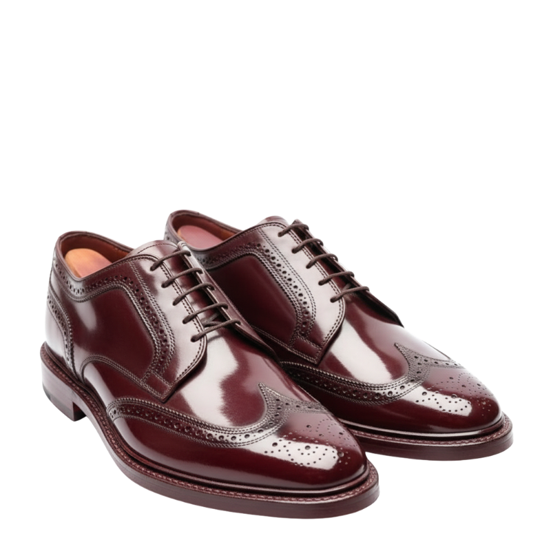 Royal Garnet Wingtip Oxfords