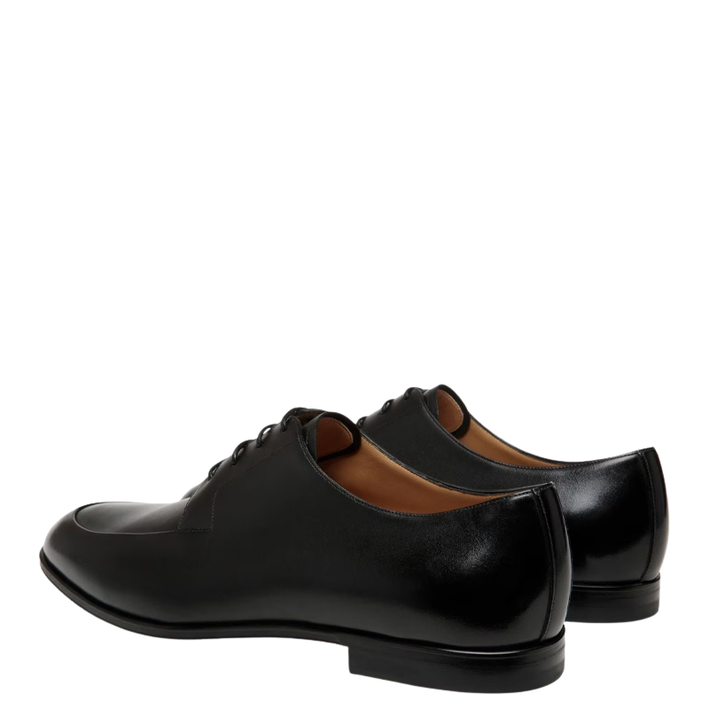 Men s Black Formal Lace Up Derby Shoe