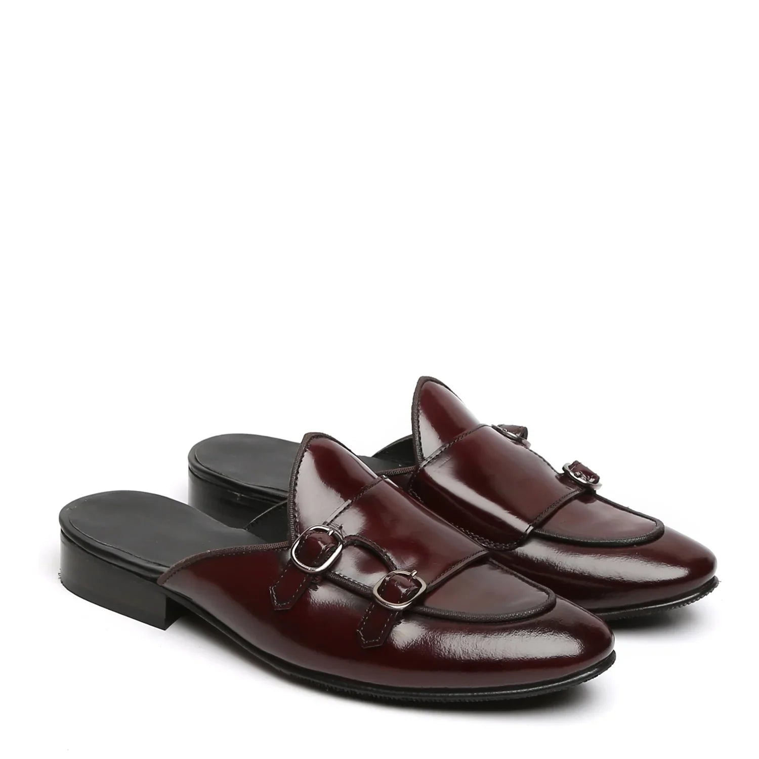 MULES WITH DOUBLE MONK STRAP