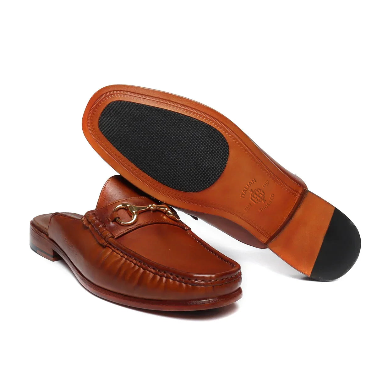 LEATHER HORSEBIT MULES