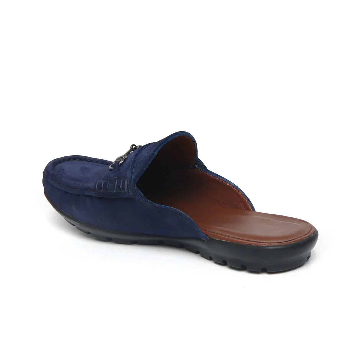 SUEDE LOAFER MULES