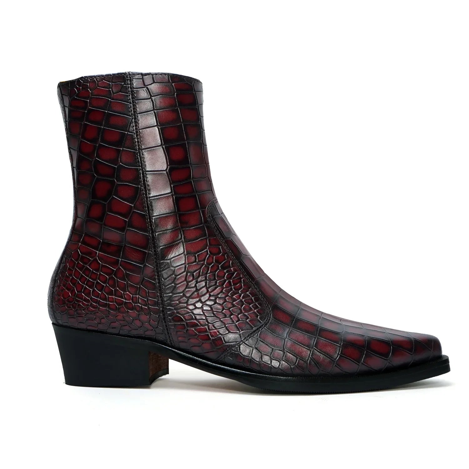 COWBOY SMOKEY WINE CHELSEA BOOT
