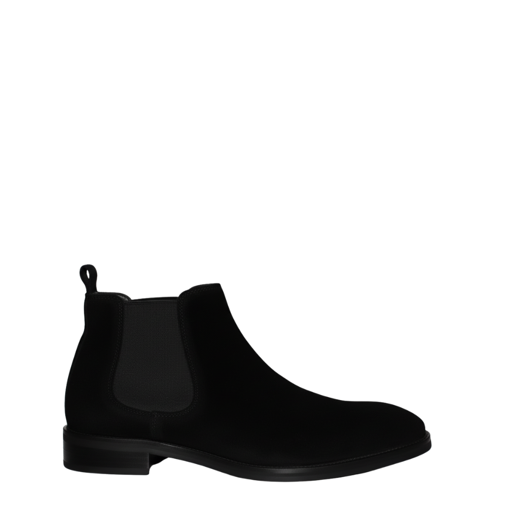 Velour Edge Classic Chelsea Boots