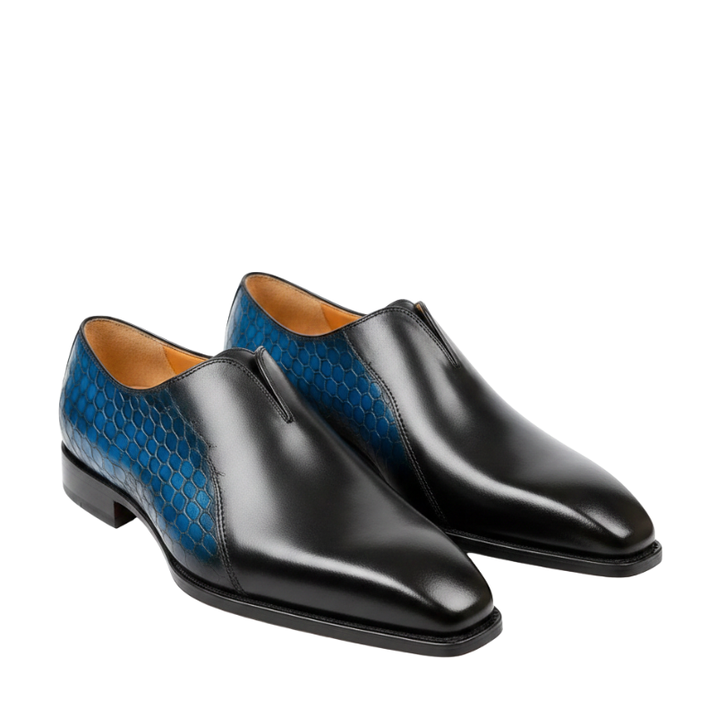 Velour Hex Midnight Sapphire Men s Formal Shoes
