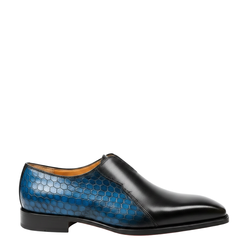 Velour Hex Midnight Sapphire Men s Formal Shoes
