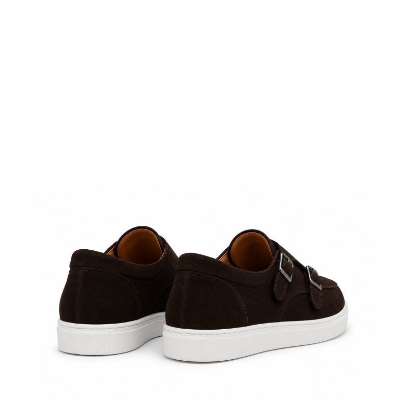 Vertex Flex Nubuck Double Monk Strap