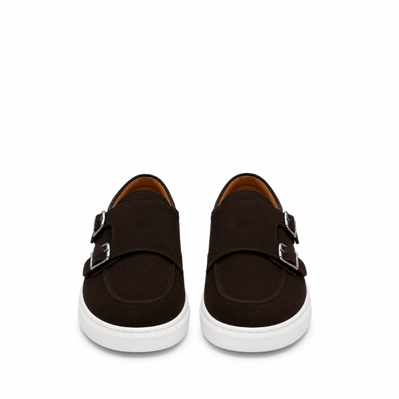 Vertex Flex Nubuck Double Monk Strap