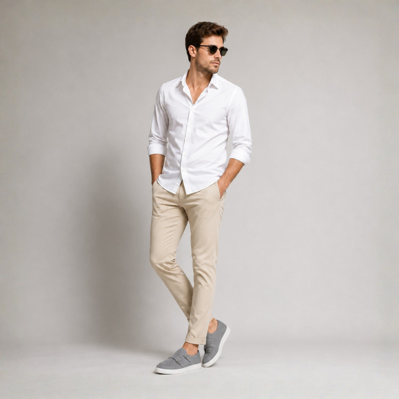 Vertex Flex Nubuck Double Monk Strap