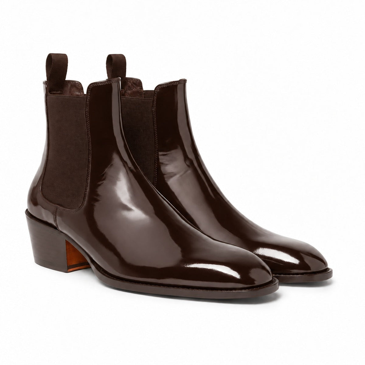 Webster Patent-Leather Chelsea Boots