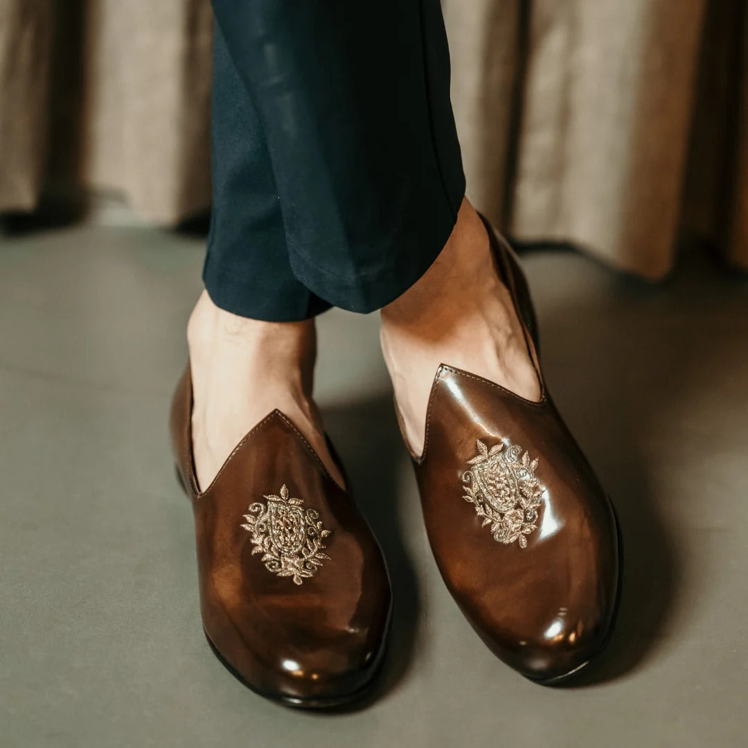 Burnt Leather Jutti