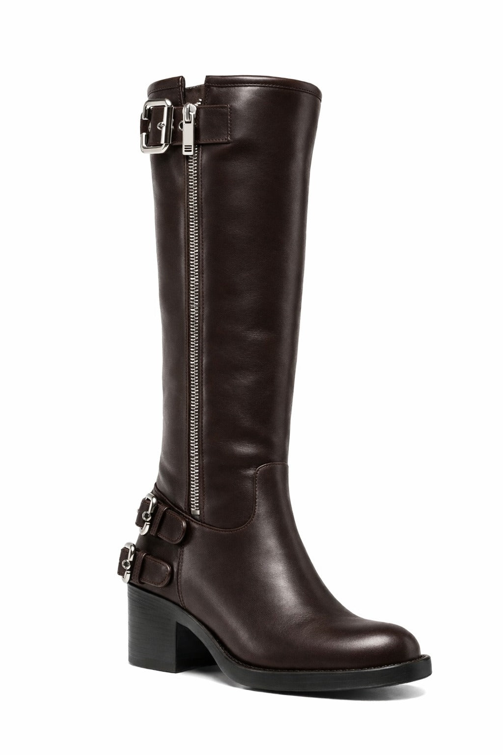 Women s Regalia Zipper Knee high Buckle Boot