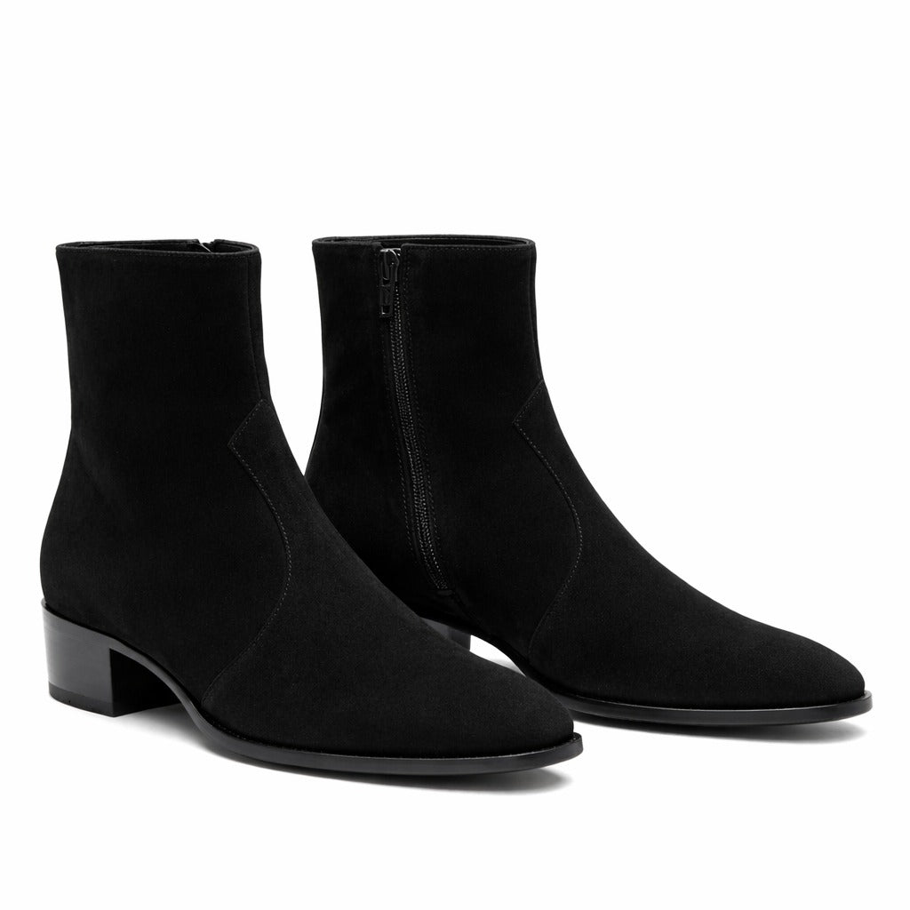Pure Handmade Leather Cuban Boots for Men s