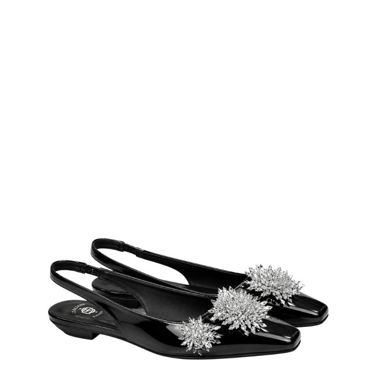 Women's Noir Blossom Slingback Sandal