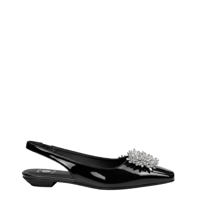 Women's Noir Blossom Slingback Sandal