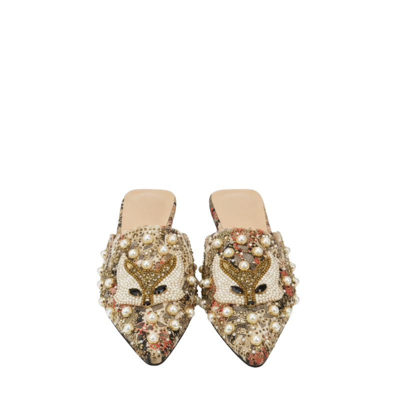 Women's Regal Pearl Embellished Mule