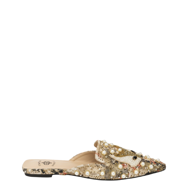 Women's Regal Pearl Embellished Mule