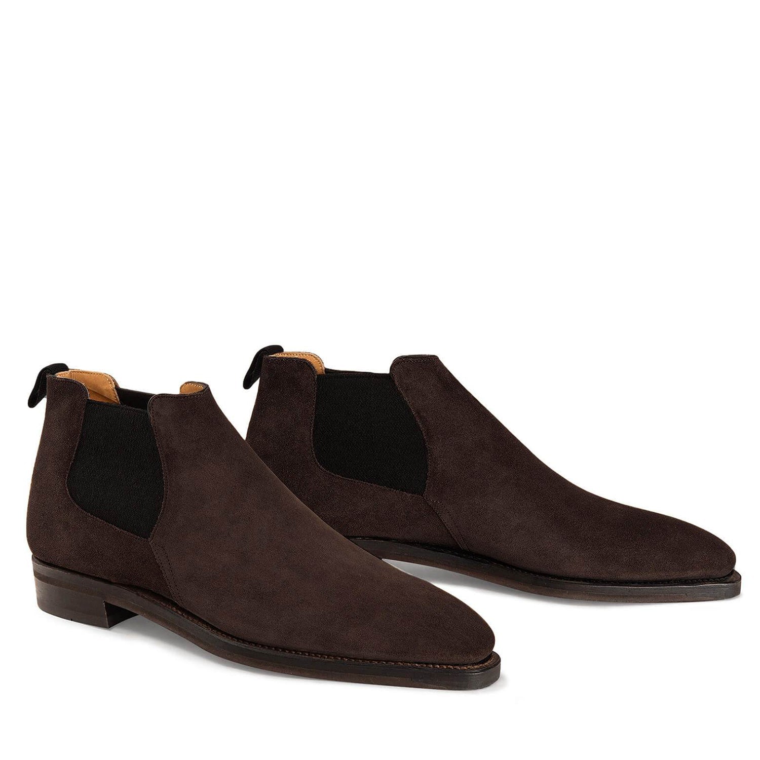 SUEDE CALF LEATHER BOOTS