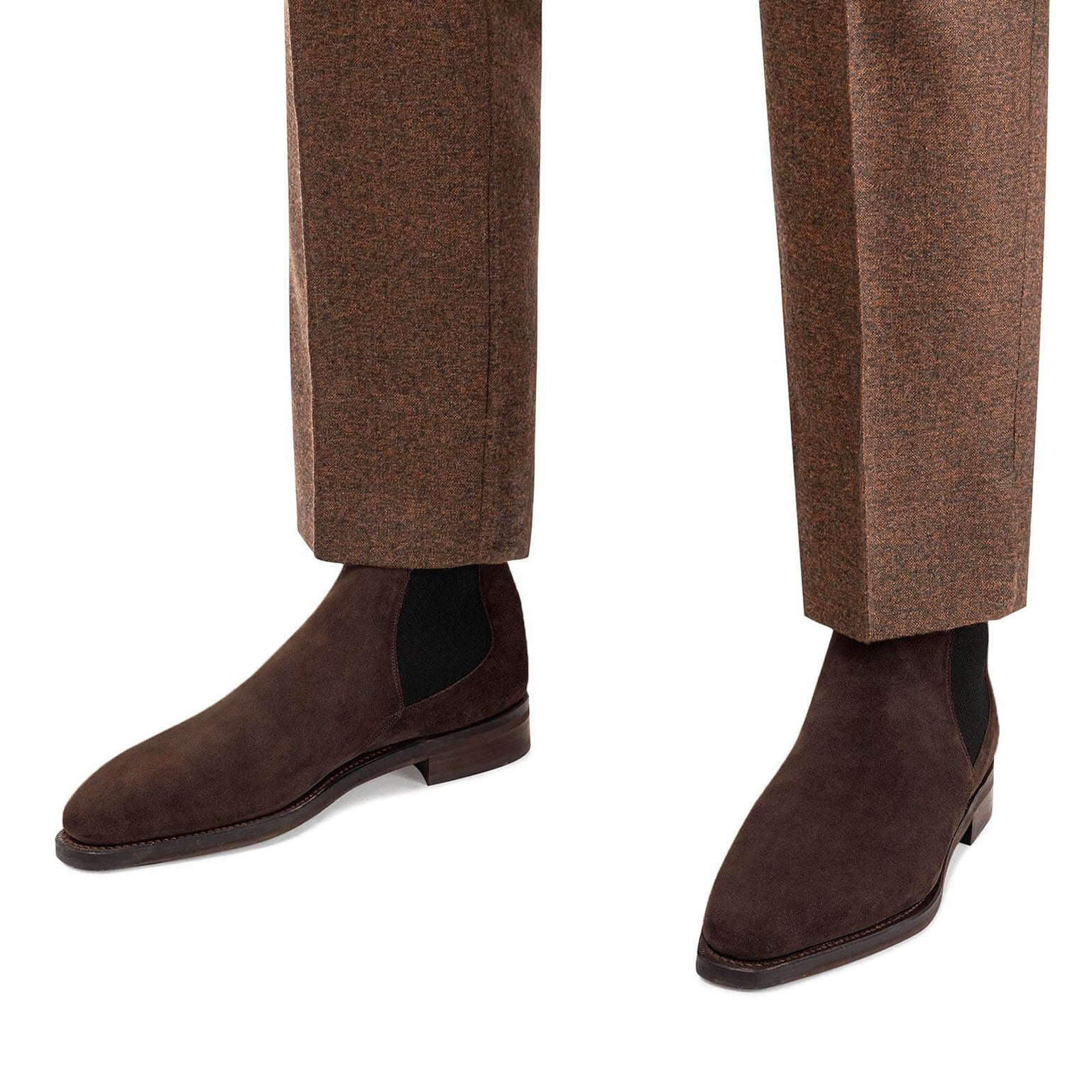 SUEDE CALF LEATHER BOOTS