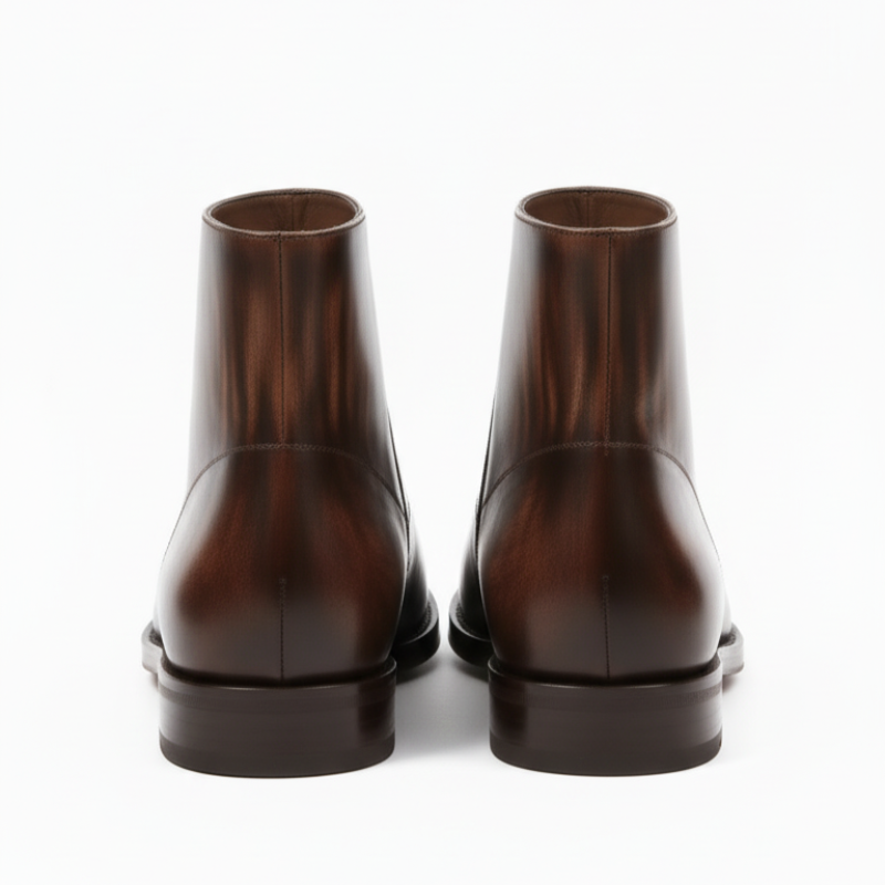 Italian Luxury Gradient Leather Chelsea Boots