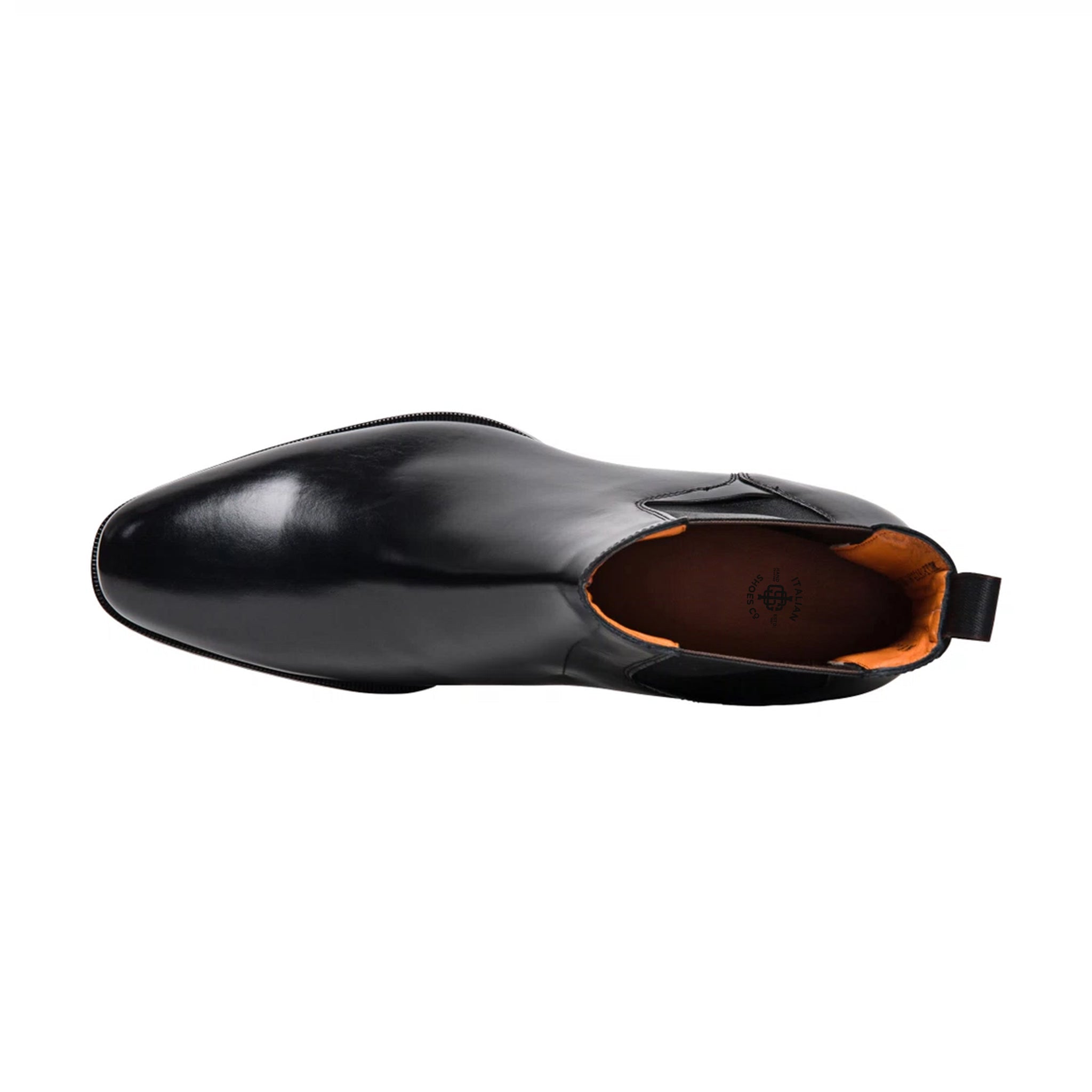 Black Leather Chelsea Boots - Italian Shoes Company