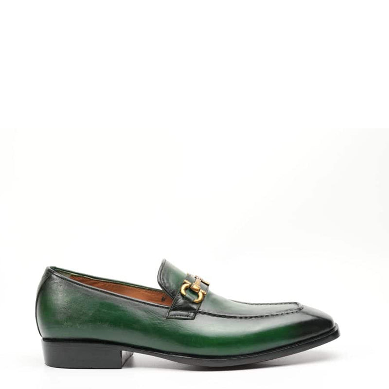 Raised Lake Stitch Apron Toe Men s Horsebit Loafer