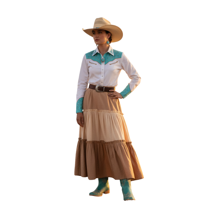 Women's Square Toe Cowboy Boots