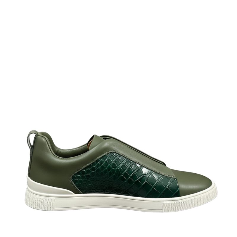 Luxury Croco Slip On Sneakers