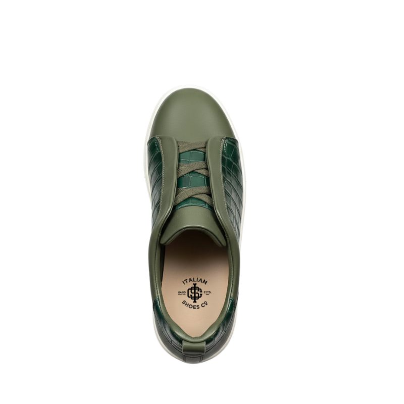 Luxury Croco Slip-On Sneakers