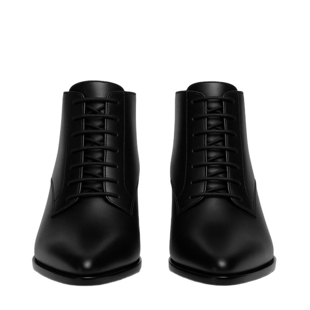 Italian Ankle Boot with Heel for Mens