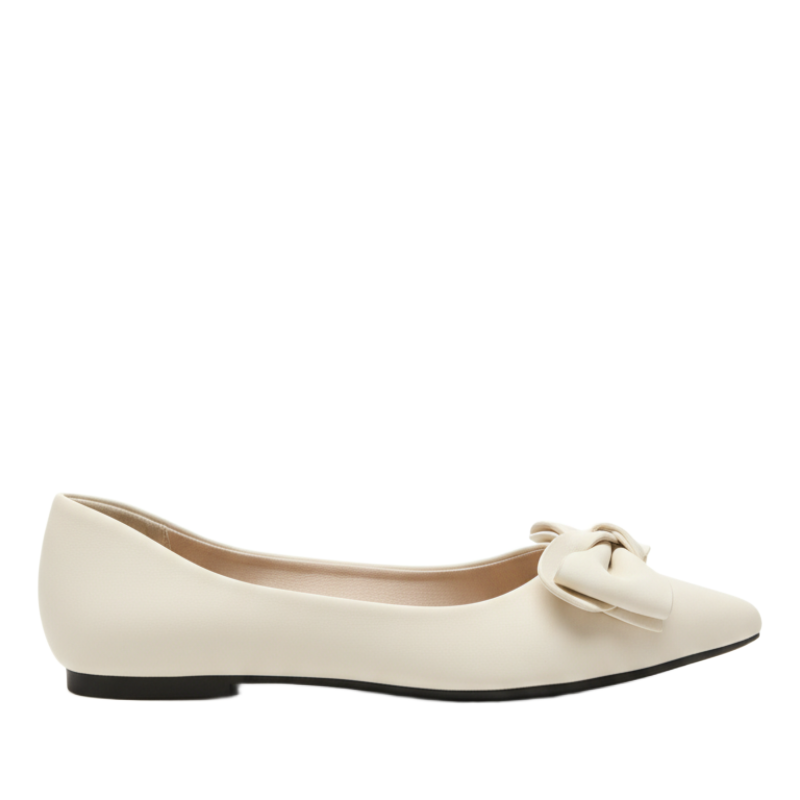 Classic Comfort Leather Ballerinas Flats