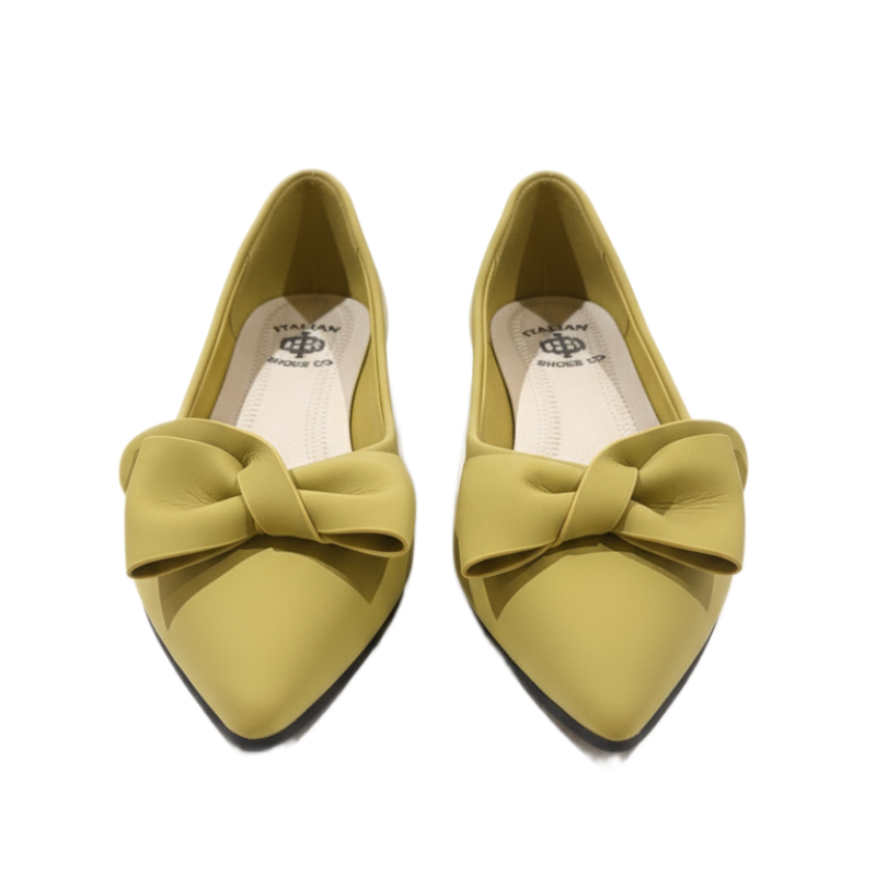 Classic Comfort Leather Ballerinas Flats