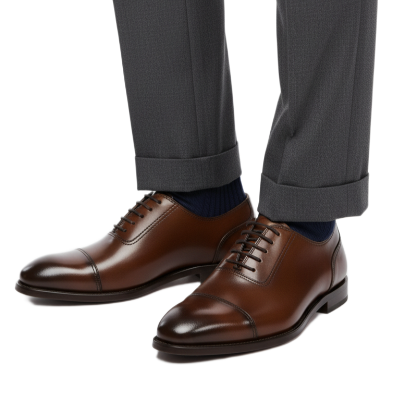 Luxe Leather Regal Cap Toe Oxford