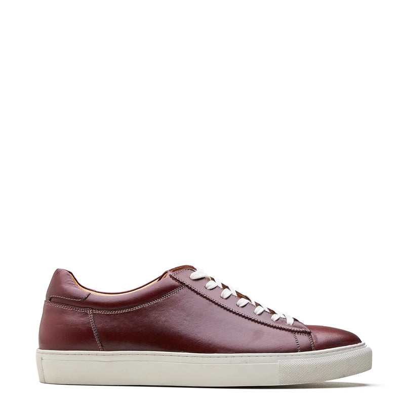Lace up Sneaker Smart Casual Burgundy