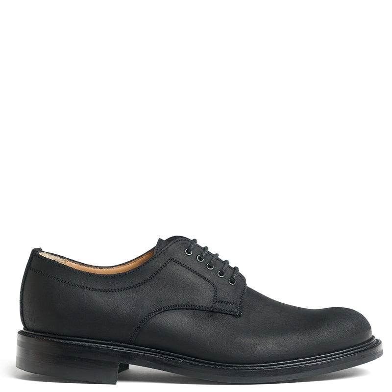 Premium Leather Formal Derby Dark Brown Shoe For Men