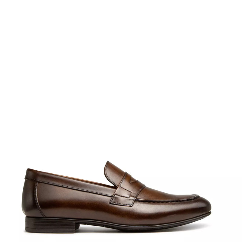 Penny Leather Carlos Loafer Blue For Men