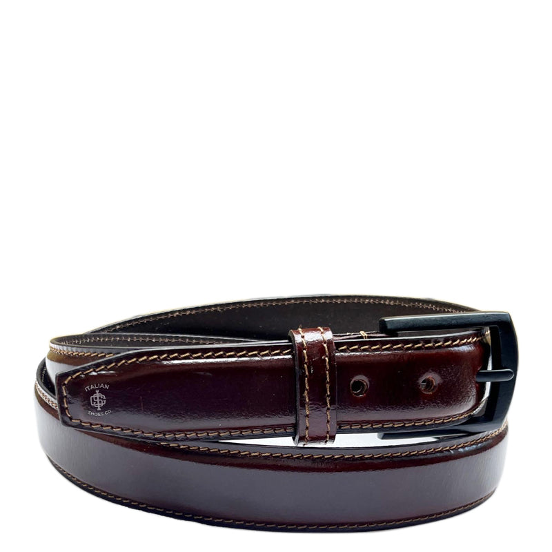 Virtue Filo Bianco Leather Belt