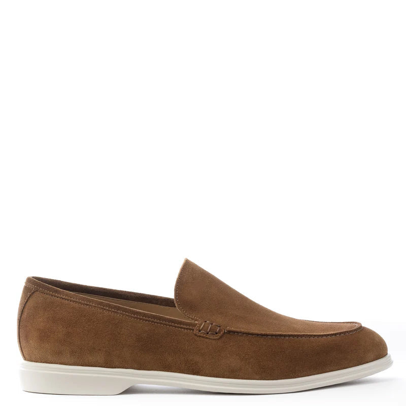 Premium Suede Leather Green Loafer For Men