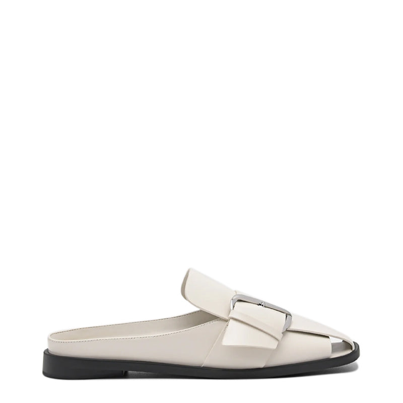 Fetter Leather Buckle Mules