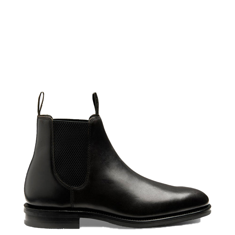 Patent Leather Chelsea Brown Boot For Men